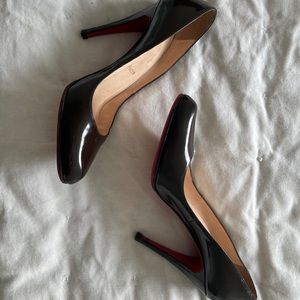 Christian Louboutin Black Patent Leather Pump